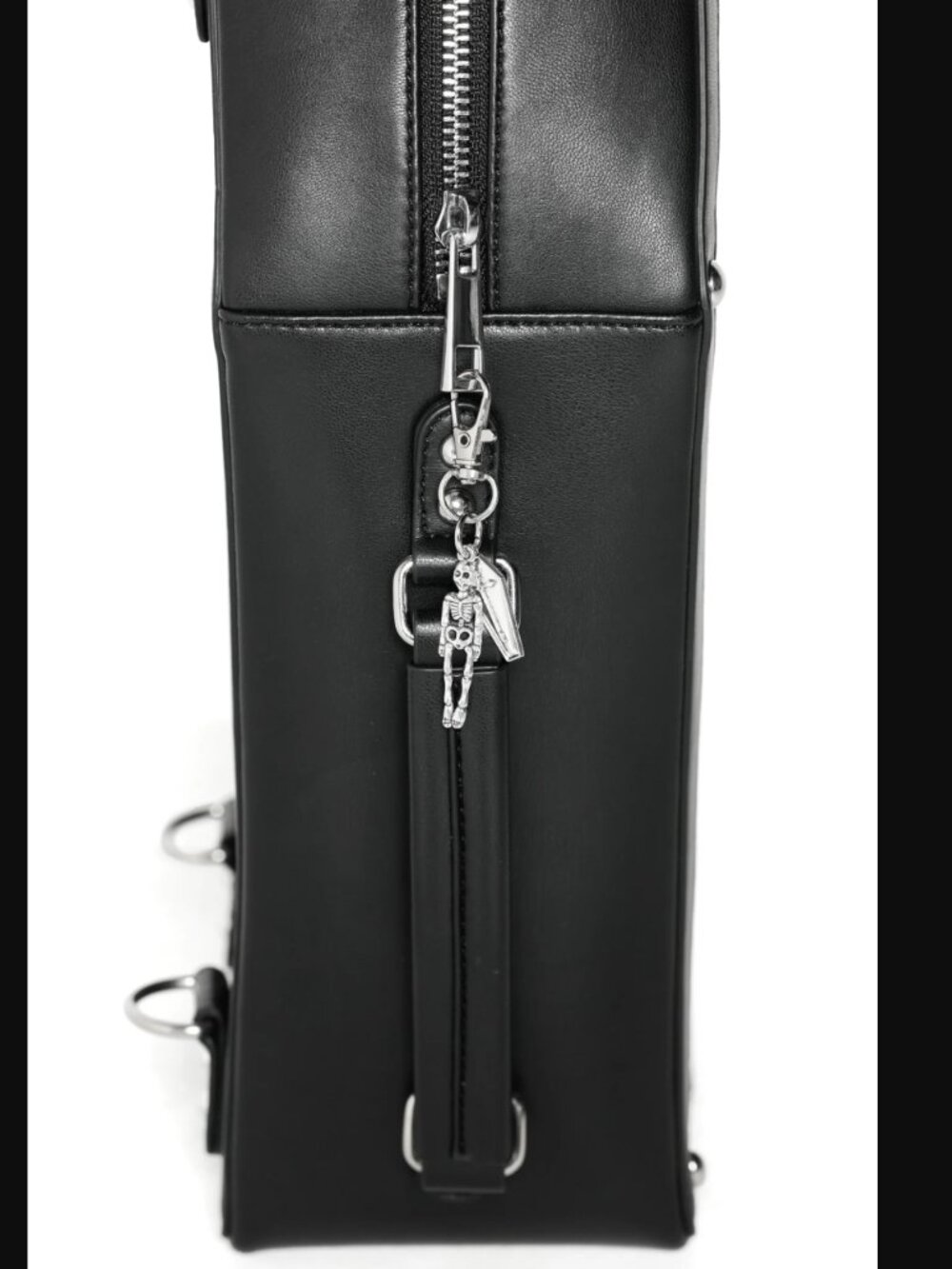 NWT Blackmilk Black Embossed Coffin Backpack - Picture 3 of 5